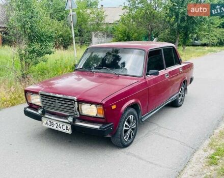 ВАЗ 2107 2004 в Новомосковске на Automoto.ua Красный ВАЗ 2107, объемом двигателя 1.5 л и пробегом 150 тыс. км за 850 $, фото 1 на Automoto.ua