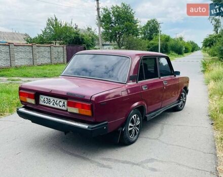 ВАЗ 2107 2004 в Новомосковске на Automoto.ua Красный ВАЗ 2107, объемом двигателя 1.5 л и пробегом 150 тыс. км за 850 $, фото 5 на Automoto.ua