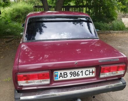 Красный ВАЗ 2107, объемом двигателя 1.5 л и пробегом 131 тыс. км за 1750 $, фото 1 на Automoto.ua