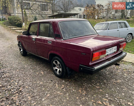 Красный ВАЗ 2107, объемом двигателя 1.5 л и пробегом 90 тыс. км за 1100 $, фото 11 на Automoto.ua