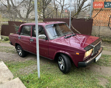 Красный ВАЗ 2107, объемом двигателя 1.5 л и пробегом 90 тыс. км за 1100 $, фото 4 на Automoto.ua