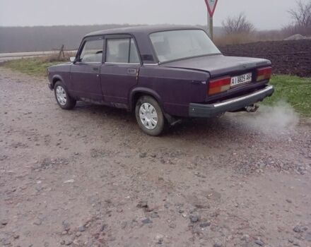 Красный ВАЗ 2107, объемом двигателя 1.6 л и пробегом 145 тыс. км за 600 $, фото 2 на Automoto.ua