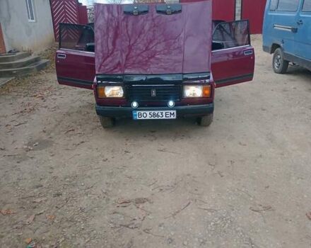 Красный ВАЗ 2107, объемом двигателя 1.45 л и пробегом 50 тыс. км за 1200 $, фото 6 на Automoto.ua