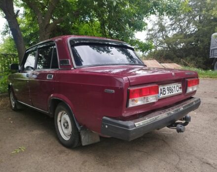 Красный ВАЗ 2107, объемом двигателя 1.5 л и пробегом 131 тыс. км за 1750 $, фото 2 на Automoto.ua
