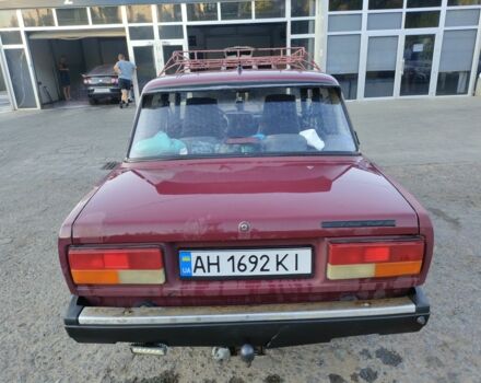 Красный ВАЗ 2107, объемом двигателя 1.5 л и пробегом 64 тыс. км за 855 $, фото 2 на Automoto.ua