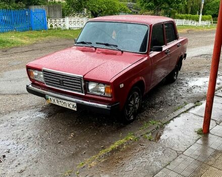 Красный ВАЗ 2107, объемом двигателя 1.5 л и пробегом 130 тыс. км за 1600 $, фото 1 на Automoto.ua