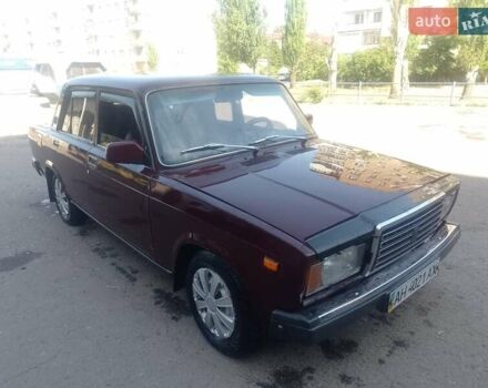 Красный ВАЗ 2107, объемом двигателя 1.45 л и пробегом 42 тыс. км за 1555 $, фото 1 на Automoto.ua