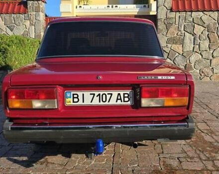 Красный ВАЗ 2107, объемом двигателя 1.45 л и пробегом 140 тыс. км за 2750 $, фото 15 на Automoto.ua