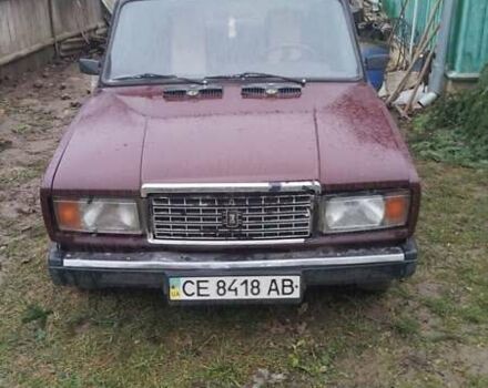 Красный ВАЗ 2107, объемом двигателя 1.5 л и пробегом 100 тыс. км за 550 $, фото 1 на Automoto.ua