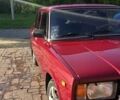 Красный ВАЗ 2107, объемом двигателя 1.45 л и пробегом 140 тыс. км за 2750 $, фото 1 на Automoto.ua