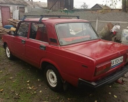 Красный ВАЗ 2107, объемом двигателя 1.5 л и пробегом 46 тыс. км за 1200 $, фото 1 на Automoto.ua