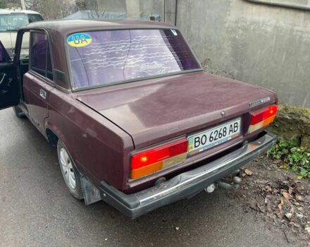 Красный ВАЗ 2107, объемом двигателя 1.5 л и пробегом 71 тыс. км за 1200 $, фото 1 на Automoto.ua