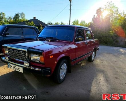 Красный ВАЗ 2107, объемом двигателя 1.5 л и пробегом 49 тыс. км за 1850 $, фото 6 на Automoto.ua