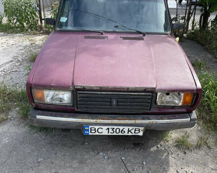 Красный ВАЗ 2107, объемом двигателя 1.5 л и пробегом 264 тыс. км за 300 $, фото 1 на Automoto.ua