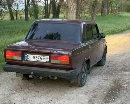 Красный ВАЗ 2107, объемом двигателя 1.5 л и пробегом 117 тыс. км за 1700 $, фото 5 на Automoto.ua