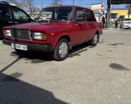 Красный ВАЗ 2107, объемом двигателя 1.5 л и пробегом 113 тыс. км за 1600 $, фото 1 на Automoto.ua
