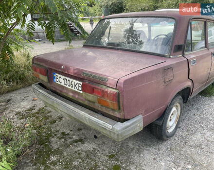 Красный ВАЗ 2107, объемом двигателя 1.5 л и пробегом 264 тыс. км за 300 $, фото 5 на Automoto.ua