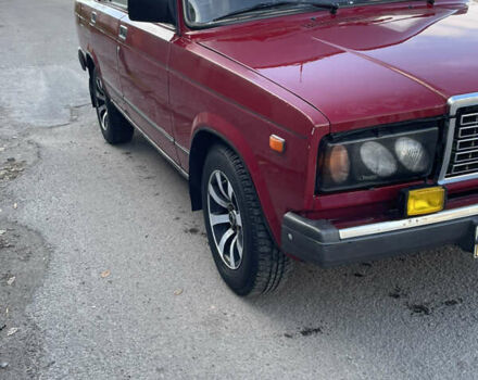 Красный ВАЗ 2107, объемом двигателя 1.5 л и пробегом 84 тыс. км за 1500 $, фото 3 на Automoto.ua