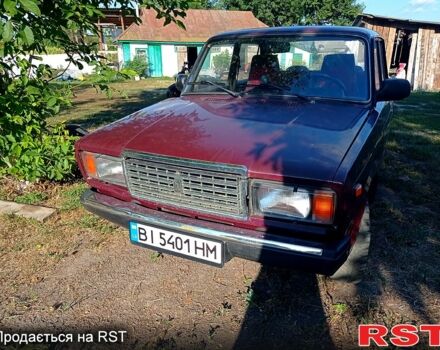 Красный ВАЗ 2107, объемом двигателя 1.5 л и пробегом 55 тыс. км за 900 $, фото 3 на Automoto.ua