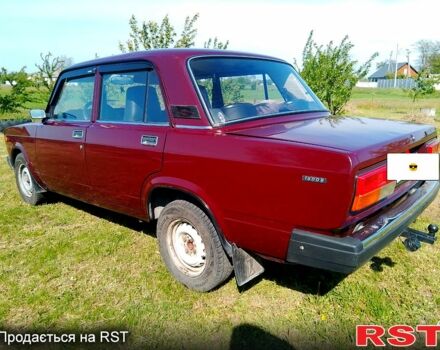 Красный ВАЗ 2107, объемом двигателя 1.5 л и пробегом 288 тыс. км за 1560 $, фото 1 на Automoto.ua