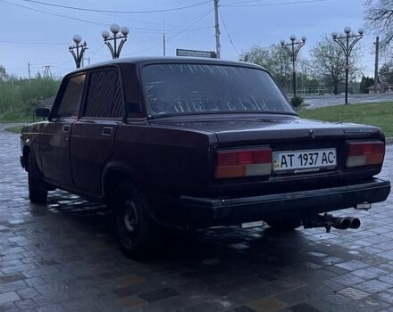 Красный ВАЗ 2107, объемом двигателя 1.5 л и пробегом 77 тыс. км за 500 $, фото 5 на Automoto.ua