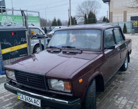 Красный ВАЗ 2107, объемом двигателя 1.5 л и пробегом 96 тыс. км за 1300 $, фото 1 на Automoto.ua