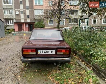 Красный ВАЗ 2107, объемом двигателя 1.5 л и пробегом 90 тыс. км за 1157 $, фото 1 на Automoto.ua