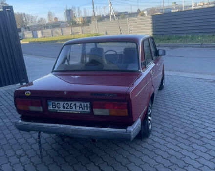 Красный ВАЗ 2107, объемом двигателя 1.5 л и пробегом 84 тыс. км за 1300 $, фото 4 на Automoto.ua