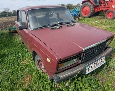 Красный ВАЗ 2107, объемом двигателя 1.5 л и пробегом 100 тыс. км за 500 $, фото 1 на Automoto.ua