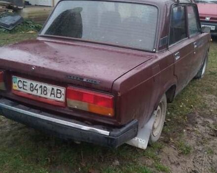 Красный ВАЗ 2107, объемом двигателя 1.5 л и пробегом 100 тыс. км за 550 $, фото 2 на Automoto.ua