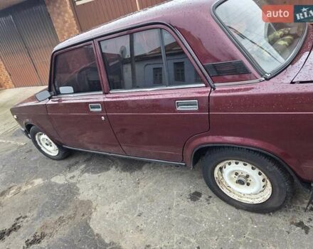 Красный ВАЗ 2107, объемом двигателя 1.5 л и пробегом 80 тыс. км за 1800 $, фото 4 на Automoto.ua