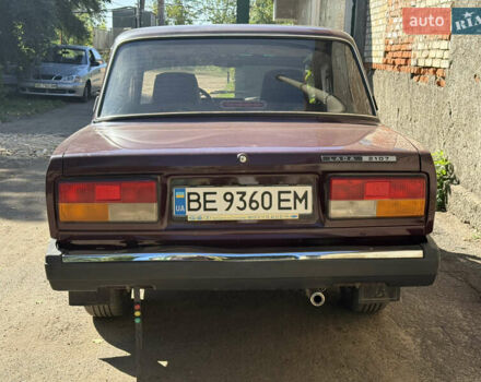 Красный ВАЗ 2107, объемом двигателя 1.45 л и пробегом 55 тыс. км за 1800 $, фото 3 на Automoto.ua