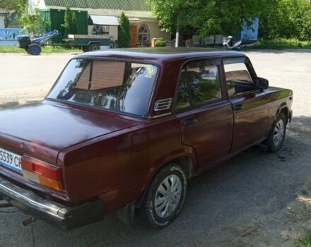 Красный ВАЗ 2107, объемом двигателя 1 л и пробегом 2 тыс. км за 850 $, фото 4 на Automoto.ua