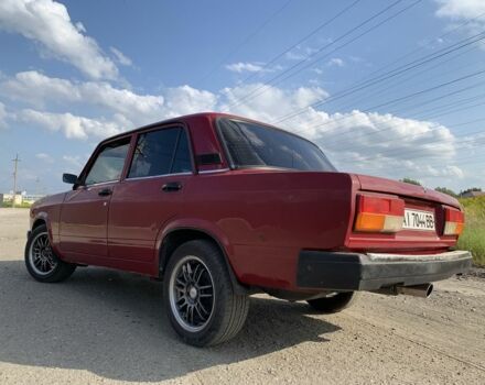 Красный ВАЗ 2107, объемом двигателя 1.5 л и пробегом 58 тыс. км за 1400 $, фото 4 на Automoto.ua