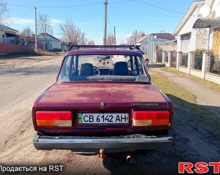 Красный ВАЗ 2107, объемом двигателя 15 л и пробегом 160 тыс. км за 850 $, фото 6 на Automoto.ua