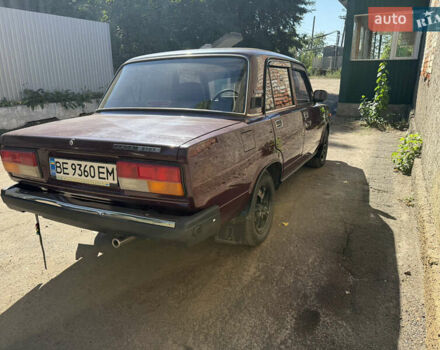 Красный ВАЗ 2107, объемом двигателя 1.45 л и пробегом 55 тыс. км за 1800 $, фото 4 на Automoto.ua