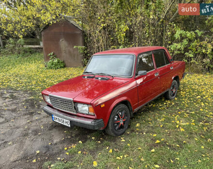 ВАЗ 2107 2006 у Попольне на Automoto.ua Червоний ВАЗ 2107, об'ємом двигуна 1.45 л та пробігом 109 тис. км за 1250 $, фото 5 на Automoto.ua