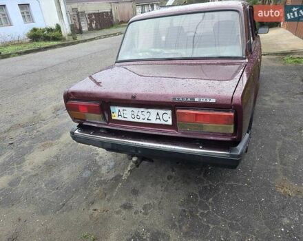 Красный ВАЗ 2107, объемом двигателя 1.5 л и пробегом 80 тыс. км за 1800 $, фото 5 на Automoto.ua