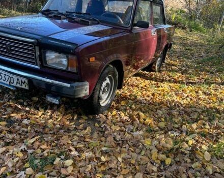 Красный ВАЗ 2107, объемом двигателя 0 л и пробегом 74 тыс. км за 1050 $, фото 2 на Automoto.ua