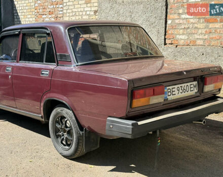 Красный ВАЗ 2107, объемом двигателя 1.45 л и пробегом 55 тыс. км за 1800 $, фото 2 на Automoto.ua
