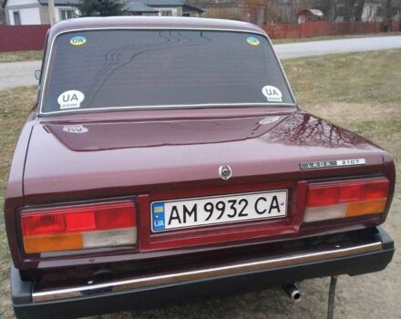 Красный ВАЗ 2107, объемом двигателя 1.5 л и пробегом 52 тыс. км за 2999 $, фото 1 на Automoto.ua