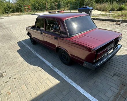Красный ВАЗ 2107, объемом двигателя 1.5 л и пробегом 100 тыс. км за 1700 $, фото 6 на Automoto.ua