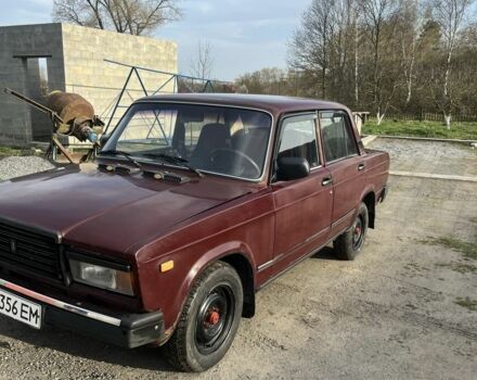 Красный ВАЗ 2107, объемом двигателя 1.6 л и пробегом 50 тыс. км за 1300 $, фото 1 на Automoto.ua
