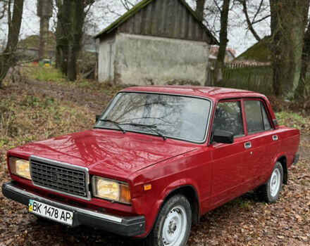 Красный ВАЗ 2107, объемом двигателя 1.5 л и пробегом 47 тыс. км за 2499 $, фото 4 на Automoto.ua