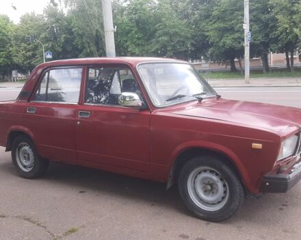Красный ВАЗ 2107, объемом двигателя 1.5 л и пробегом 51 тыс. км за 1450 $, фото 3 на Automoto.ua