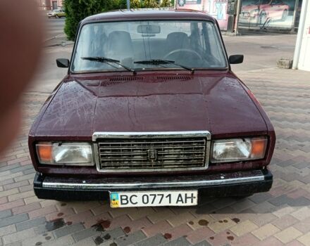 Красный ВАЗ 2107, объемом двигателя 1 л и пробегом 101 тыс. км за 1499 $, фото 4 на Automoto.ua