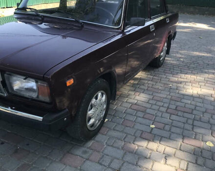 Красный ВАЗ 2107, объемом двигателя 1.57 л и пробегом 90 тыс. км за 1450 $, фото 1 на Automoto.ua