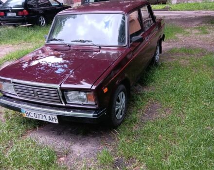 Красный ВАЗ 2107, объемом двигателя 1 л и пробегом 101 тыс. км за 1499 $, фото 1 на Automoto.ua