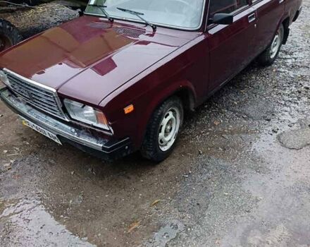 Красный ВАЗ 2107, объемом двигателя 1.57 л и пробегом 61 тыс. км за 2149 $, фото 1 на Automoto.ua