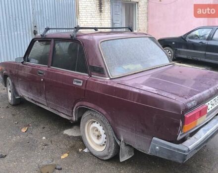 Красный ВАЗ 2107, объемом двигателя 1.5 л и пробегом 45 тыс. км за 1182 $, фото 3 на Automoto.ua